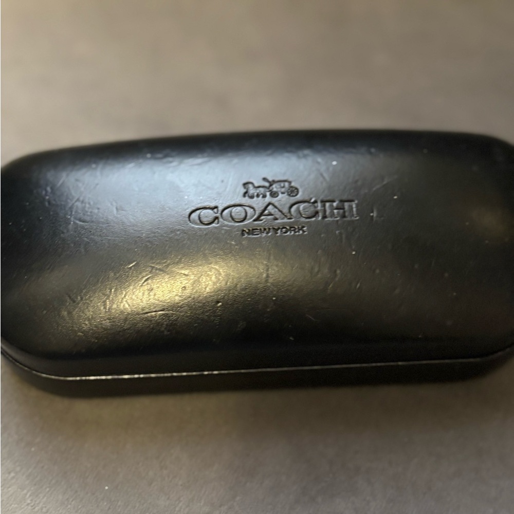 Coach Sleek Black Glasses Case